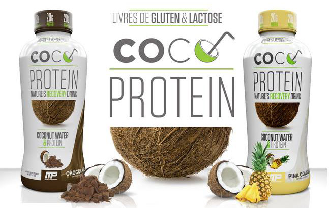 Coco Protein съдържа кокосова вода и млечен протеин за отлично възстановяване