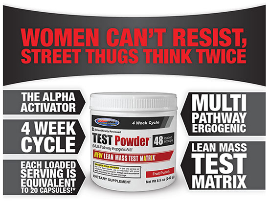 Test Powder е мощна формула за стимулиране секрецията на тестостерон!